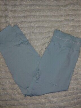 VS PINK Active Stretcht Light Blue Activewesr Leggings